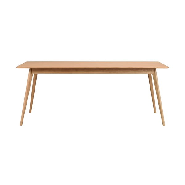Tavolo da pranzo pieghevole con piano in legno di frassino 190x90 cm Yumi - Rowico