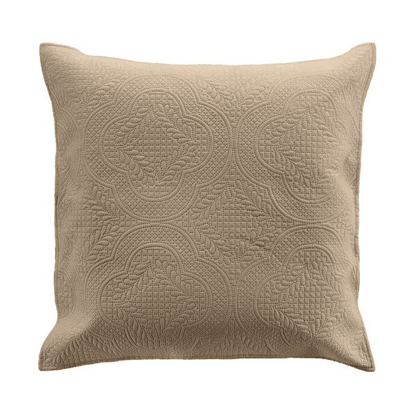 Set con copriletto e federa marrone chiaro in microfibra 240x260 cm Romane – douceur d'intérieur-image-4