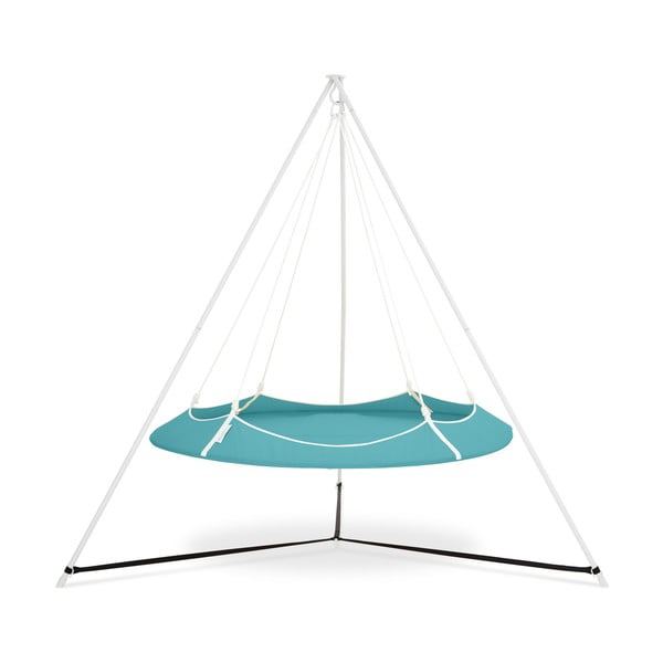 Altalena da giardino blu con supporto - Hangout Pod
