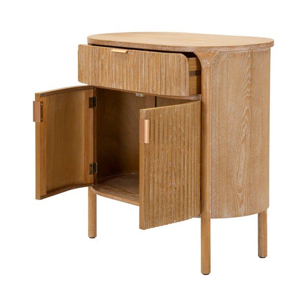 Cassettiera di colore naturale in abete massiccio 81x82x46 cm Gothenburg – Mauro Ferretti-image-3