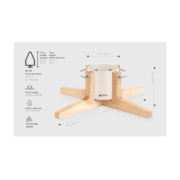 Supporto per albero di Natale Rustic - Tree Nest-image-2