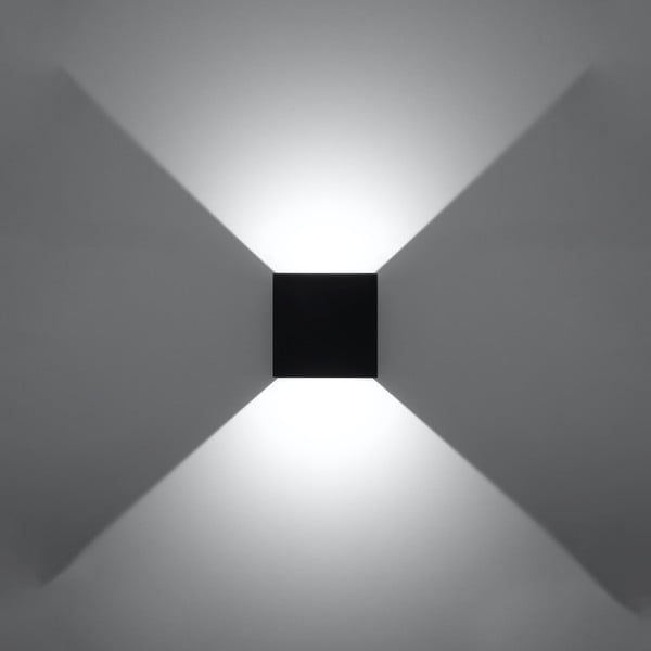 Lampada da parete a LED nera Pinio - Sollux-image-3