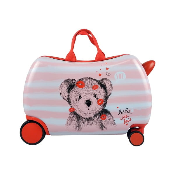 Valigia per bambini Lulucastagnette Orsetto, 30 l - LULUCASTAGNETTE