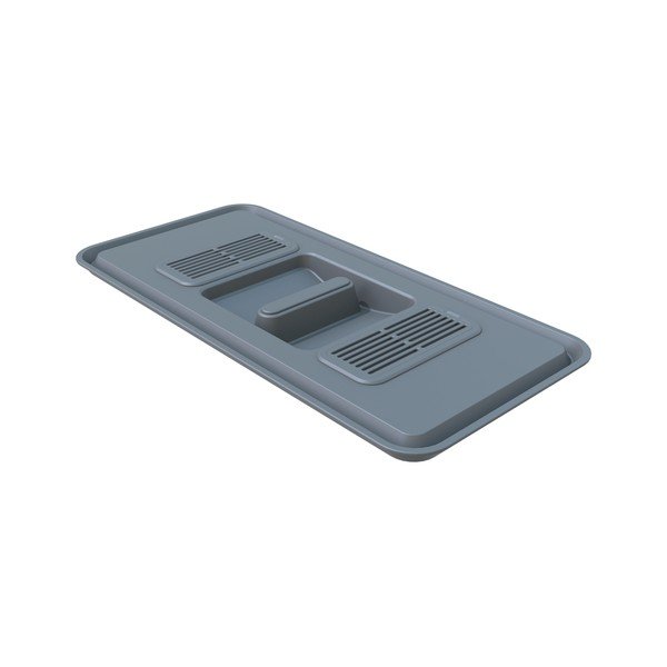 Coperchio per bidoni di plastica stretti con filtro antiodore, 13,5 x 29 cm - Elletipi