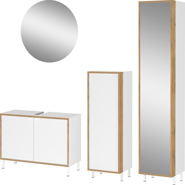 Set da bagno bianco Topeka – Germania