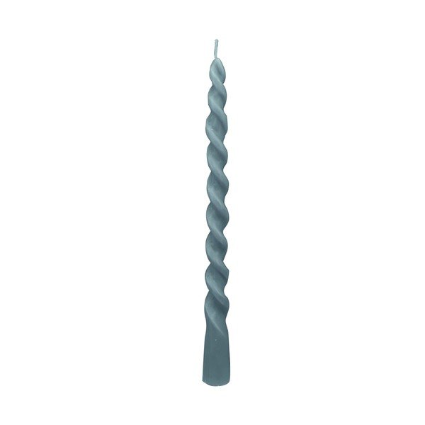 Set di 2 candele in cera d'api blu Spirale Twirl - PT LIVING