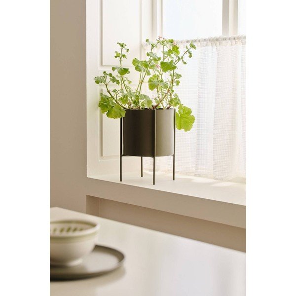 Vaso per fiori in metallo ø 25 cm Milton – Ellos Home-image-1