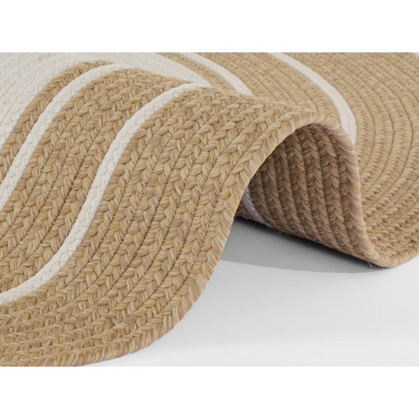 Tappeto rotondo per esterni in colore naturale ø 200 cm - NORTHRUGS-image-2