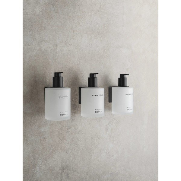 Dispenser per sapone da parete bianchi in vetro 3 pz 350 ml Kirei – Blomus-image-1