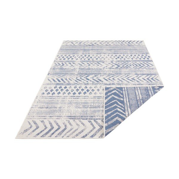 Tappeto da esterno blu e crema , 200 x 290 cm Biri - NORTHRUGS-image-4