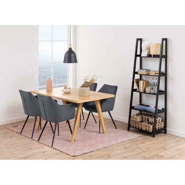 Scaffale nero 63x180 cm Wally - Actona-image-1
