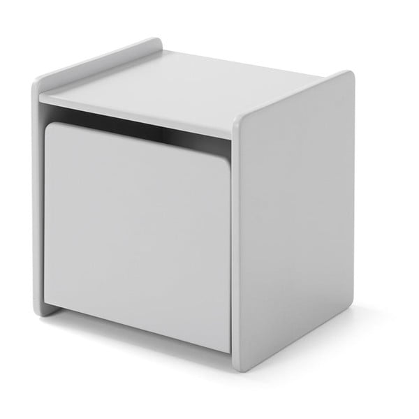 Comodino grigio Kiddy - Vipack