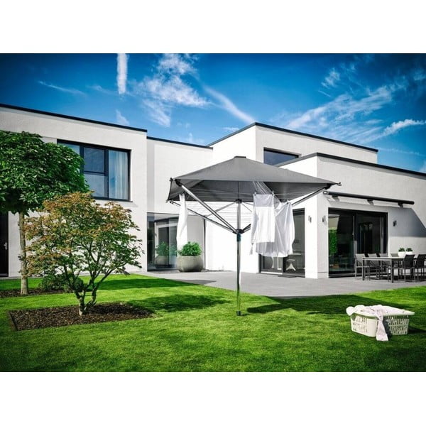 Stendino da giardino argentato 40 m LinoProtect 400 – LEIFHEIT-image-1