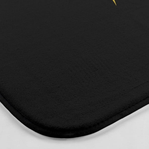 Tappetino per il bagno nero e dorato 45x75 cm Orbella – douceur d'intérieur-image-2