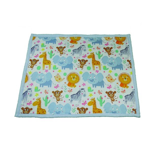 Coperta azzurra per neonati 80x100 cm - OYO kids-image-1