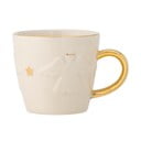 Tazza con motivo natalizio in gres bianco-oro 200 ml Starry - Bloomingville