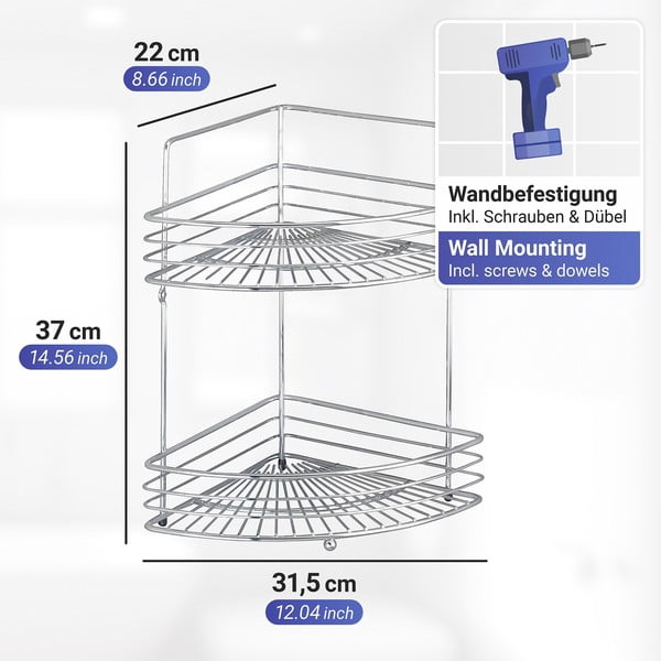 Mensola angolare per il bagno Milano - Wenko-image-2