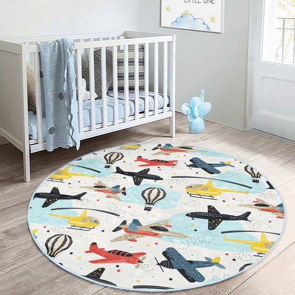 Tappeto per bambini ø 100 cm Comfort - Mila Home-image-4