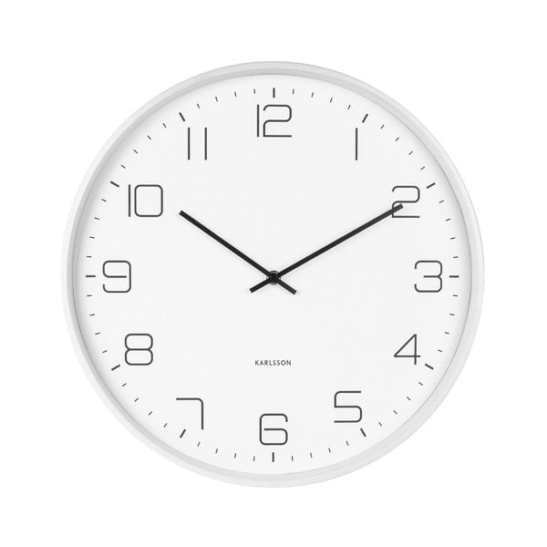 Orologio da parete bianco , ø 40 cm Lofty - Karlsson