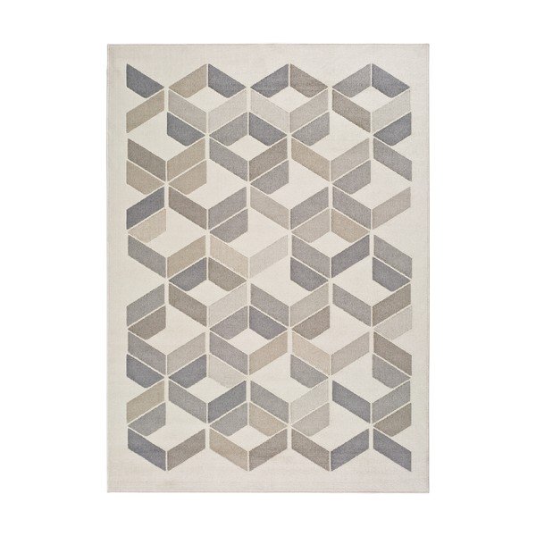 Tappeto grigio Kerala Cusmo Grey, 80 x 150 cm - Universal