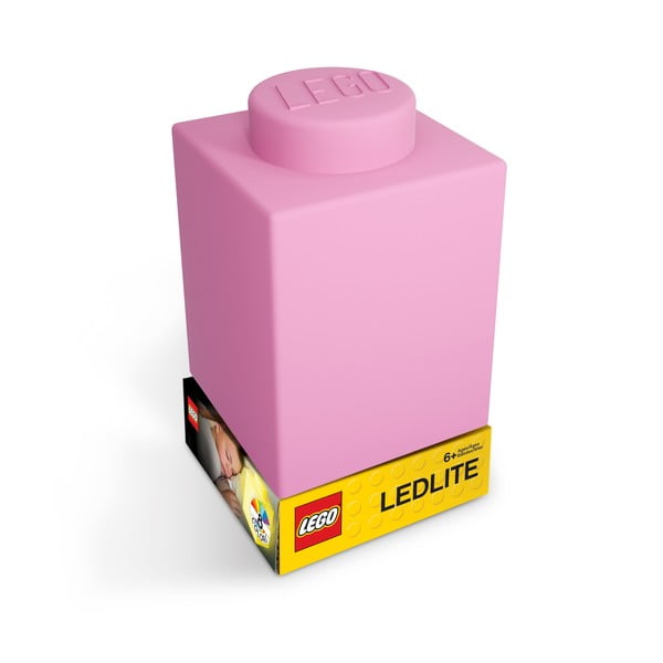 Luce notturna in silicone rosa Brick Classic - LEGO®