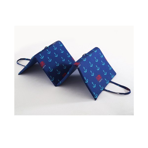 Cuscino per seduta da giardino blu per sedia a sdraio 49x137 cm   Anchors – B.E.S.-image-1