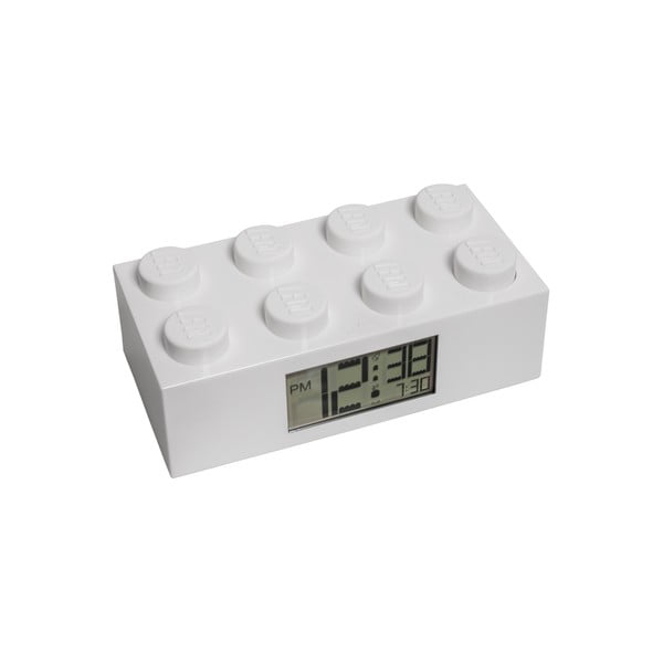 Orologio digitale bianco con sveglia Brick - LEGO®-image-4