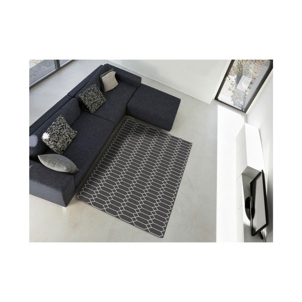 Tappeto Danimarca Nero, 160 x 230 cm - Universal-image-1