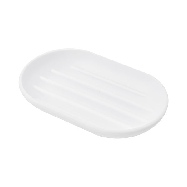 Dispenser di sapone in plastica bianca Touch - Umbra-image-3