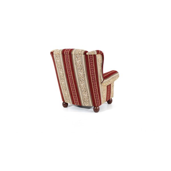 Poltrona a motivi rossi Monarch Chenille - Max Winzer-image-3