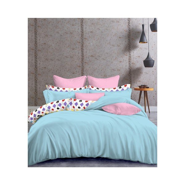 Biancheria da letto in microfibra per letto matrimoniale Basic King, 220 x 200 cm - DecoKing-image-3