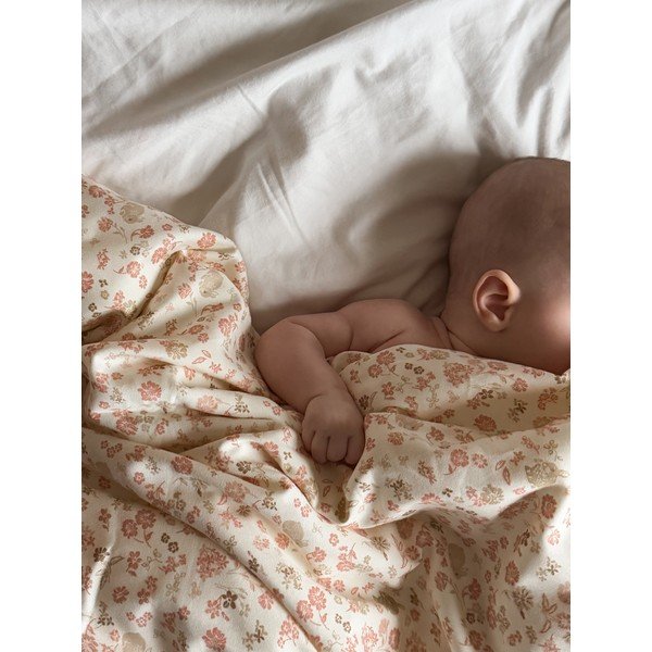 Set copripiumino e federa da bambini beige in cotone organico per culla 70x100 cm Augusta – Cam Cam Copenhagen-image-3