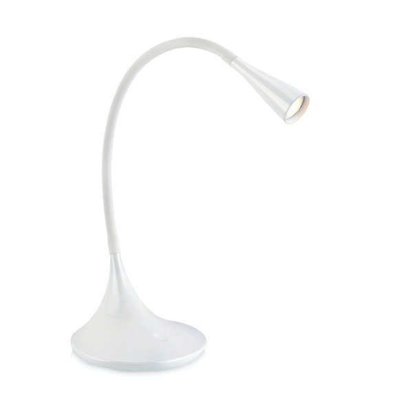 Lampada da tavolo bianca Snake - Markslöjd