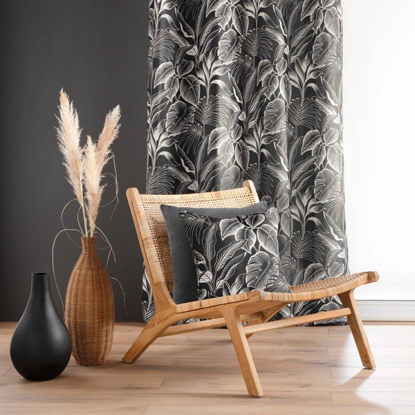 Tenda bianca e nera 140x260 cm Cabana - douceur d'intérieur-image-3