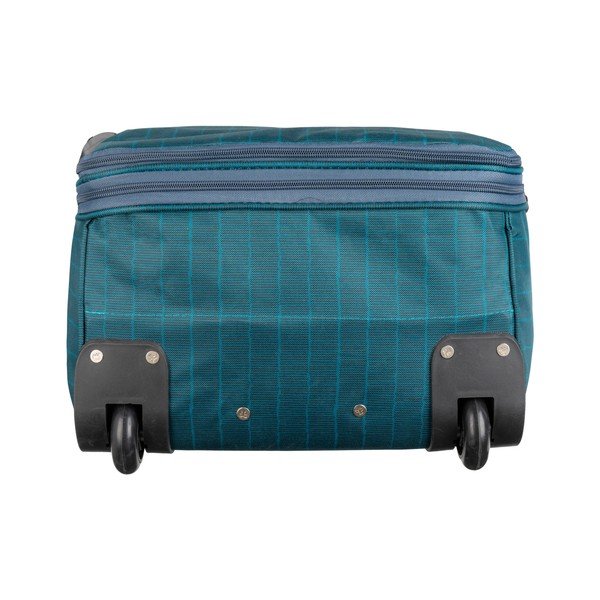 Borsa da viaggio su ruote verde petrolio Lulucastagnette Rallas, 91 l - LULUCASTAGNETTE-image-4