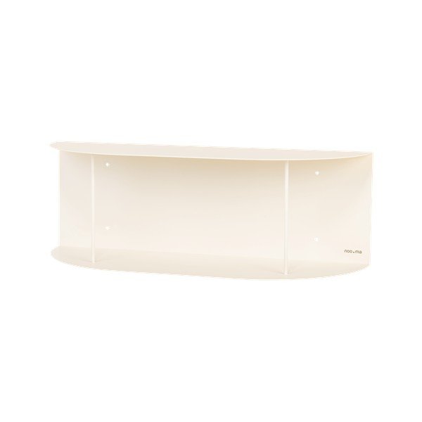 Mensola beige in metallo con ripiani multipli 60 cm Lina – noo.ma
