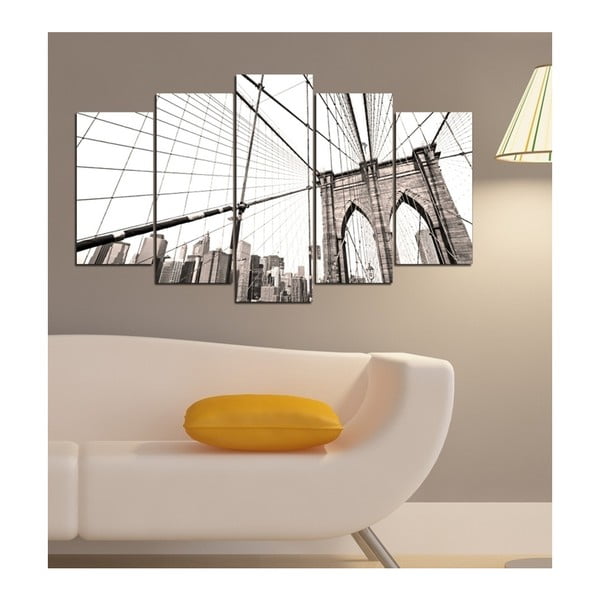 Pittura in più parti Ponte dei Grigioni, 102 x 60 cm - 3D Art-image-1