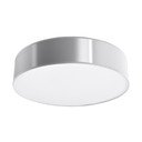 Plafoniera grigia a soffitto Atis - Sollux