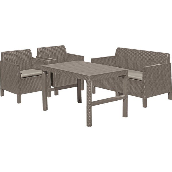 Tavolo da giardino 72x116 cm Lyon - Keter-image-3