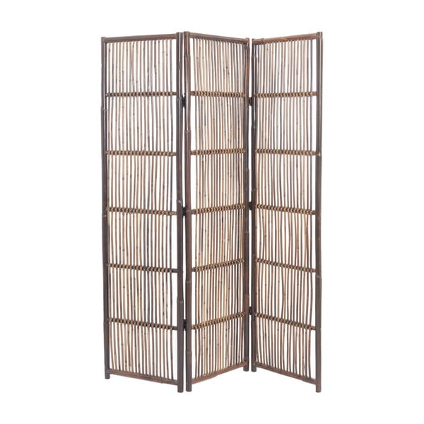 Paravento in rattan marrone Hermien - Light & Living-image-2