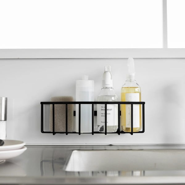 Supporto per detersivo senza foratura nero in metallo Film Hook – YAMAZAKI-image-2