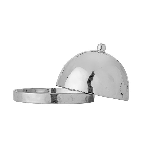 Burriera color argento lucido in gres Shine – Bloomingville-image-4