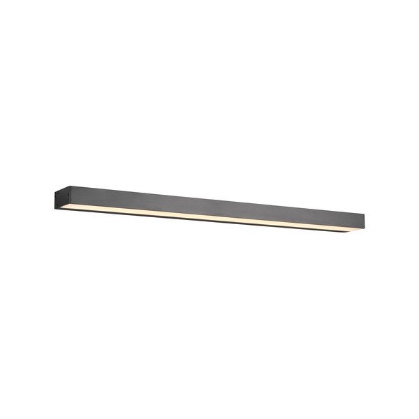 Applique LED nero opaco (lunghezza 90 cm) Rocco - Trio-image-3