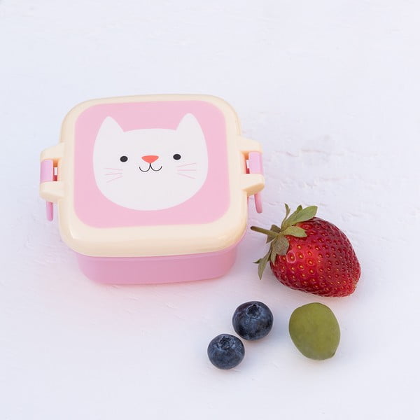 Scatola per snack rosa Cookie the Cat - Rex London-image-2