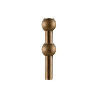 Vaso color bronzo in metallo (altezza totale 10 cm) Nagel – STOFF Nagel