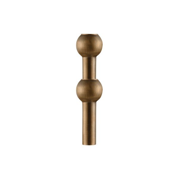 Vaso color bronzo in metallo (altezza totale 10 cm) Nagel – STOFF Nagel