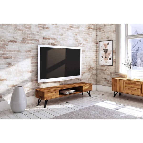 Tavolo TV in rovere 182x42 cm Golo - The Beds-image-4
