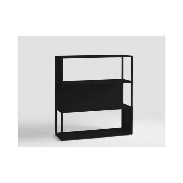 Libreria nera Custom Form Hyller Side, altezza 110 cm - CustomForm-image-1