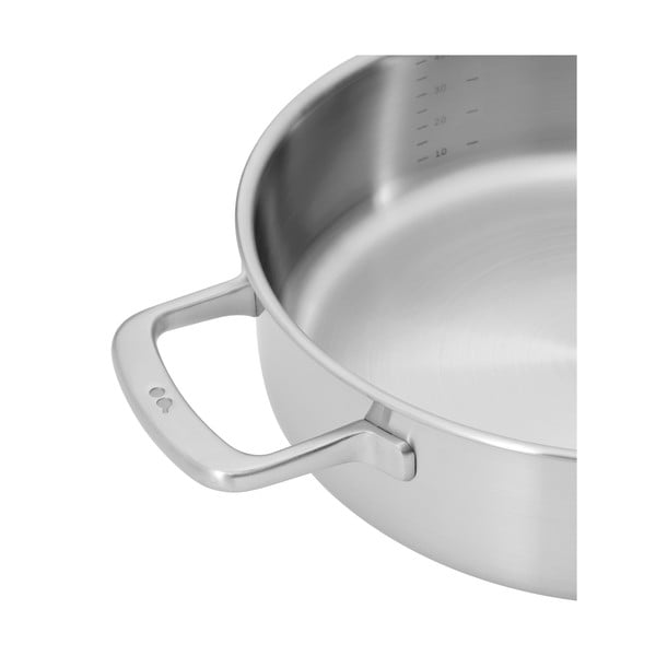 Padella in acciaio inox con coperchio ø 28 cm tegame Lucca 3.0 – FABINI-image-3