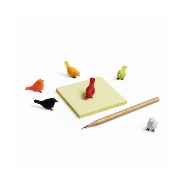 Set di 6 magneti a forma di uccello &CO Mini Passero - Qualy